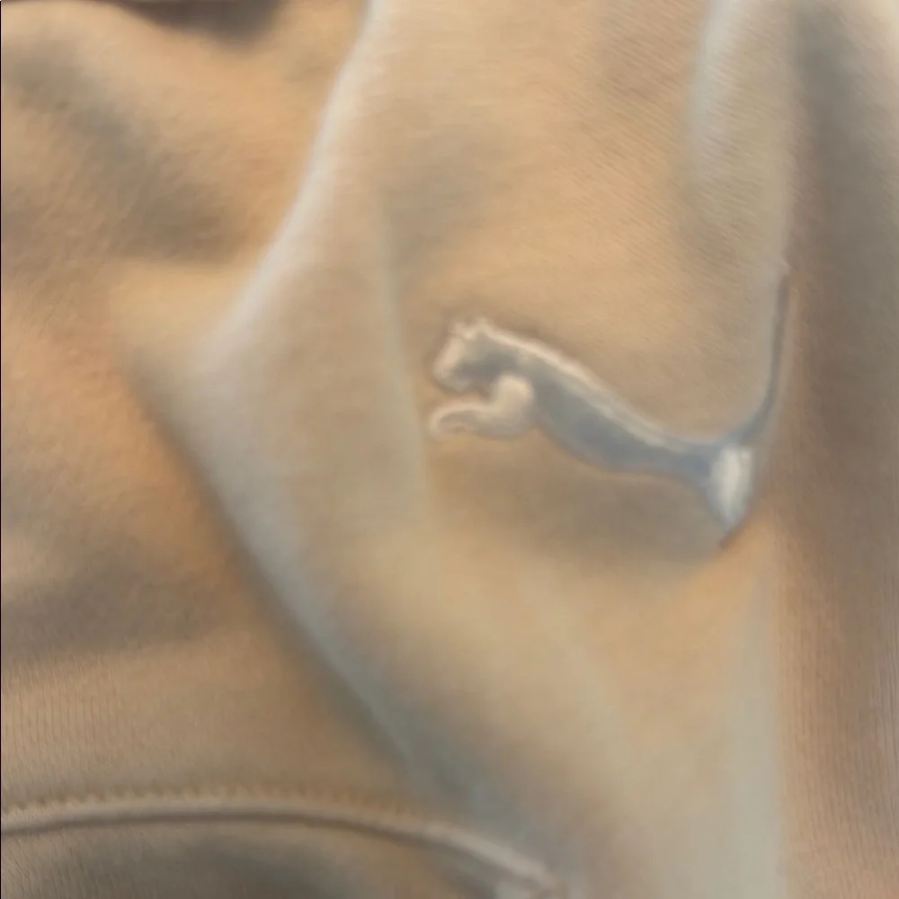 Puma Tan Athletic Shorts Versatile Cotton Blend